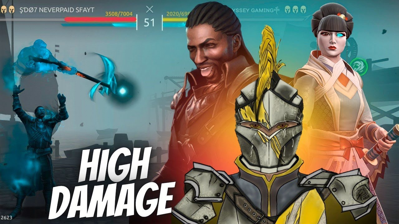 THIS team has HIGH DAMAGE Ranged Attack💀*Fate of Ruthlessness* Trio || Shadow Fight 4 Arena