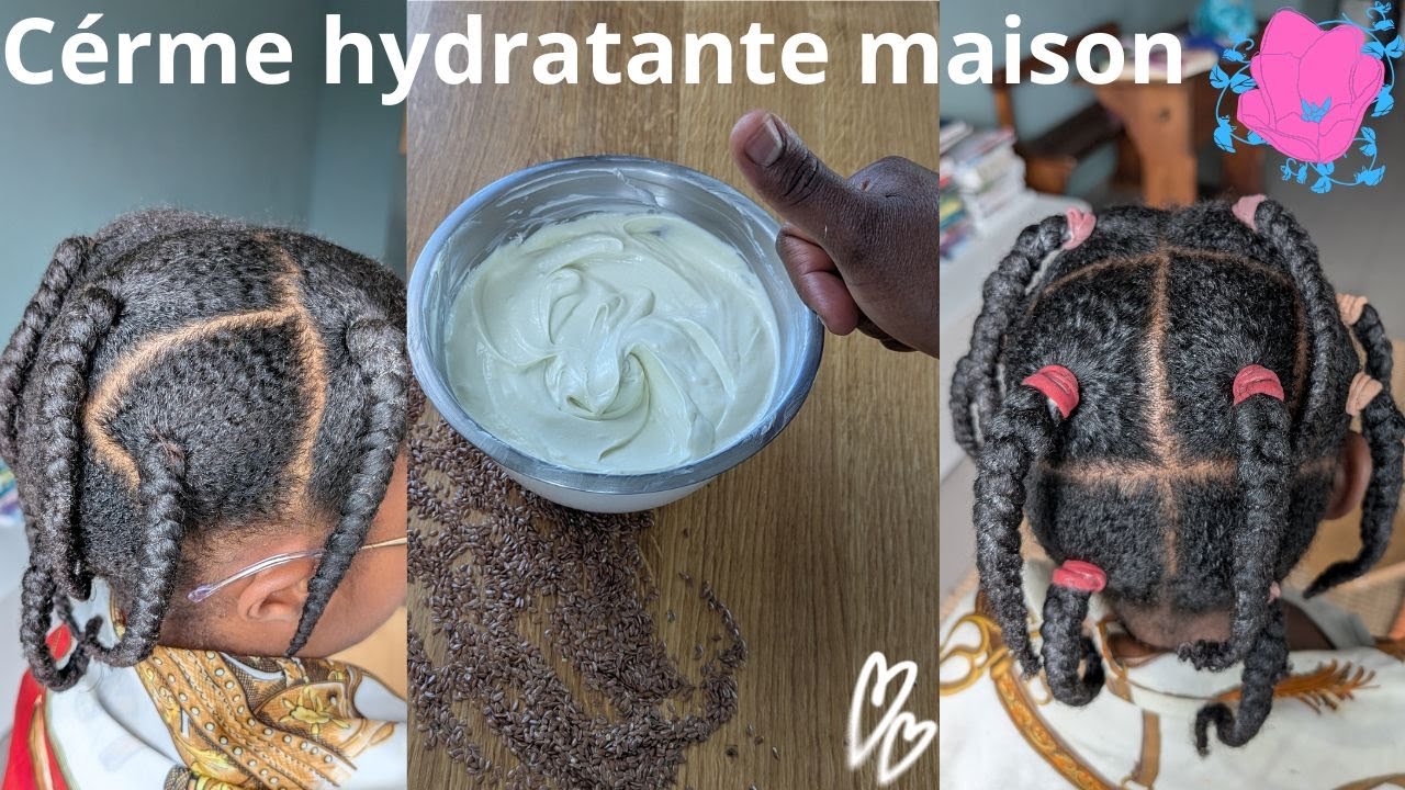Stop à la sécheresse ! Crème hydratante en profondeur. Il laisse les cheveux souples et soyeux#afro 