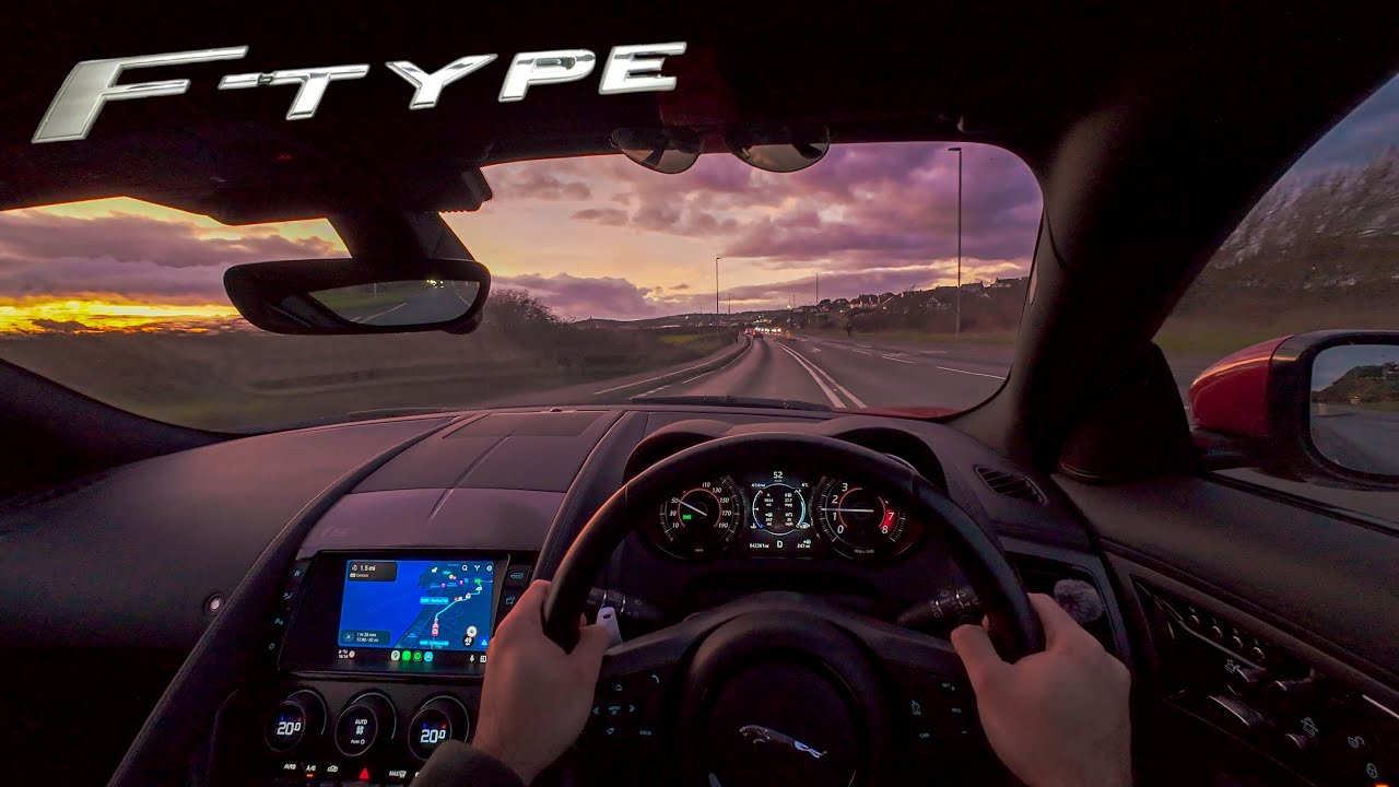 Jaguar F-Type V6 S - POV Drive | 2016 | 380 HP RWD | 4K 60fps