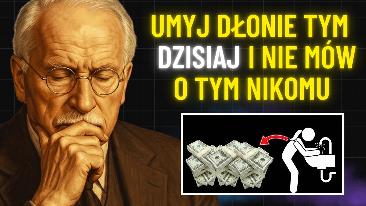 Umyj dłonie TYM dzisiaj, a przyciągniesz do siebie MN&Oacute;STWO pieniędzy | Carl Jung