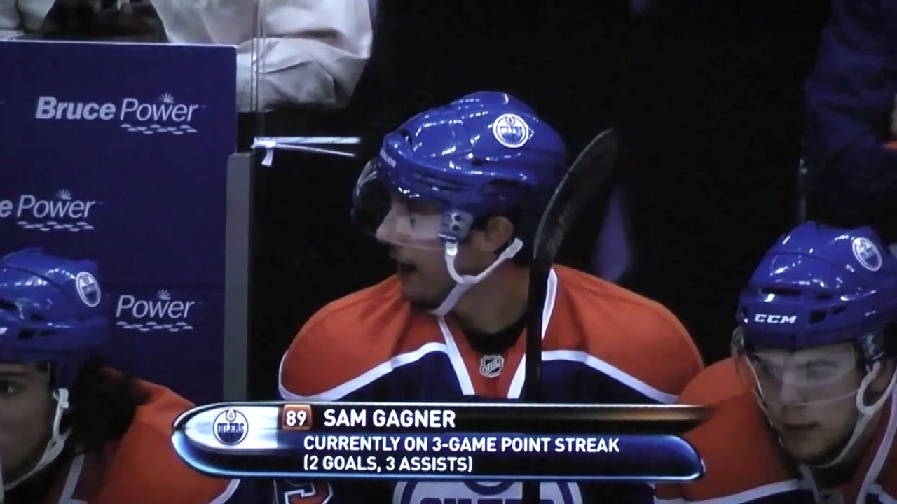 Gene Principe Sam Gagner Make Be-Leaf Pun - Edmonton at Toronto December 2 2010