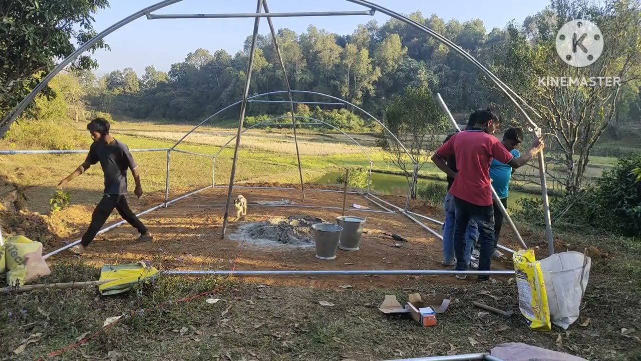 Green🍏#house#making prosess, amazing🤩skill♥️♥️👍👍