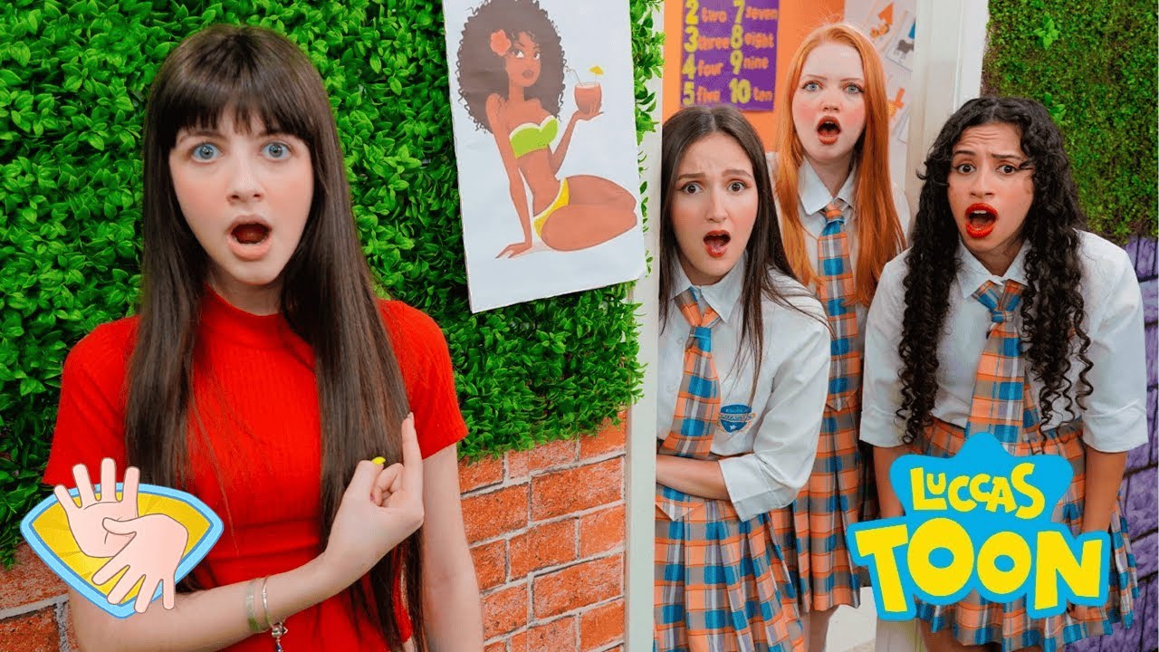 LUCCAS TOON EM: NOVAS REGRAS NA ESCOLA FANT&Aacute;STICA 👋🏻LIBRAS👋🏾
