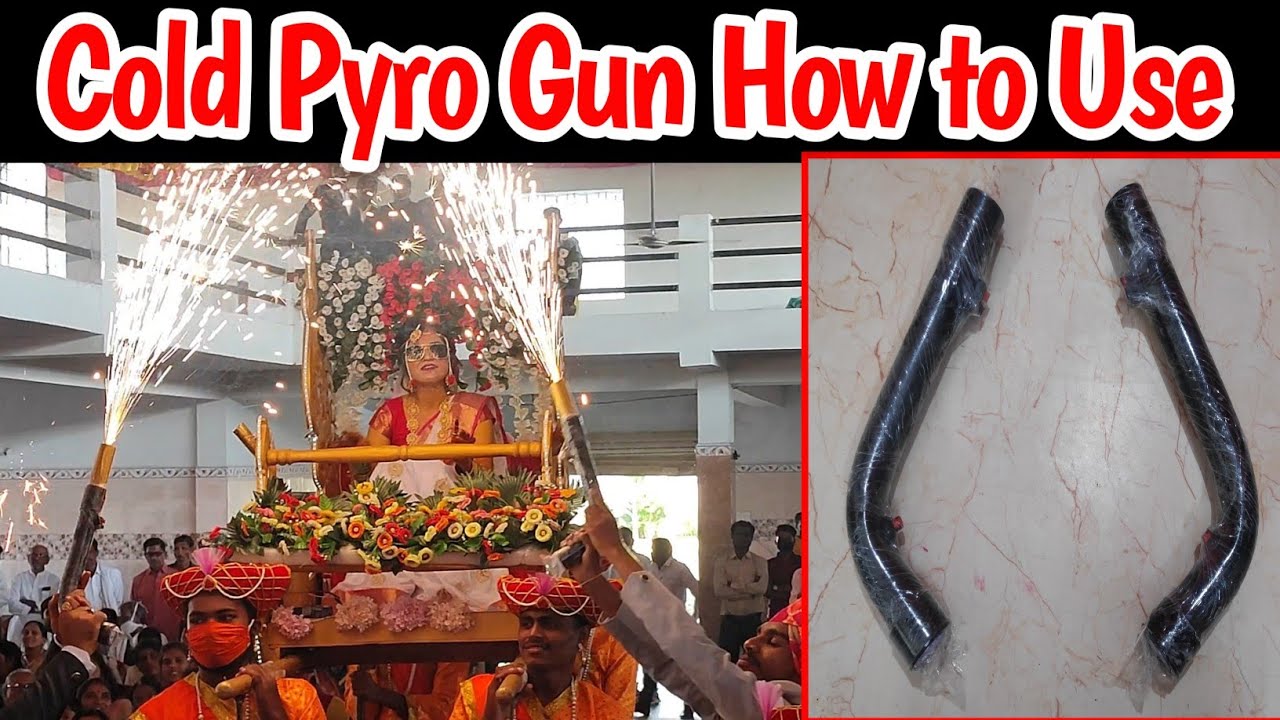 Cold Pyro Gun, Best for Every Events, Low Budget, Best Wedding Entry Concept, Gun Bridal Entry, Gun