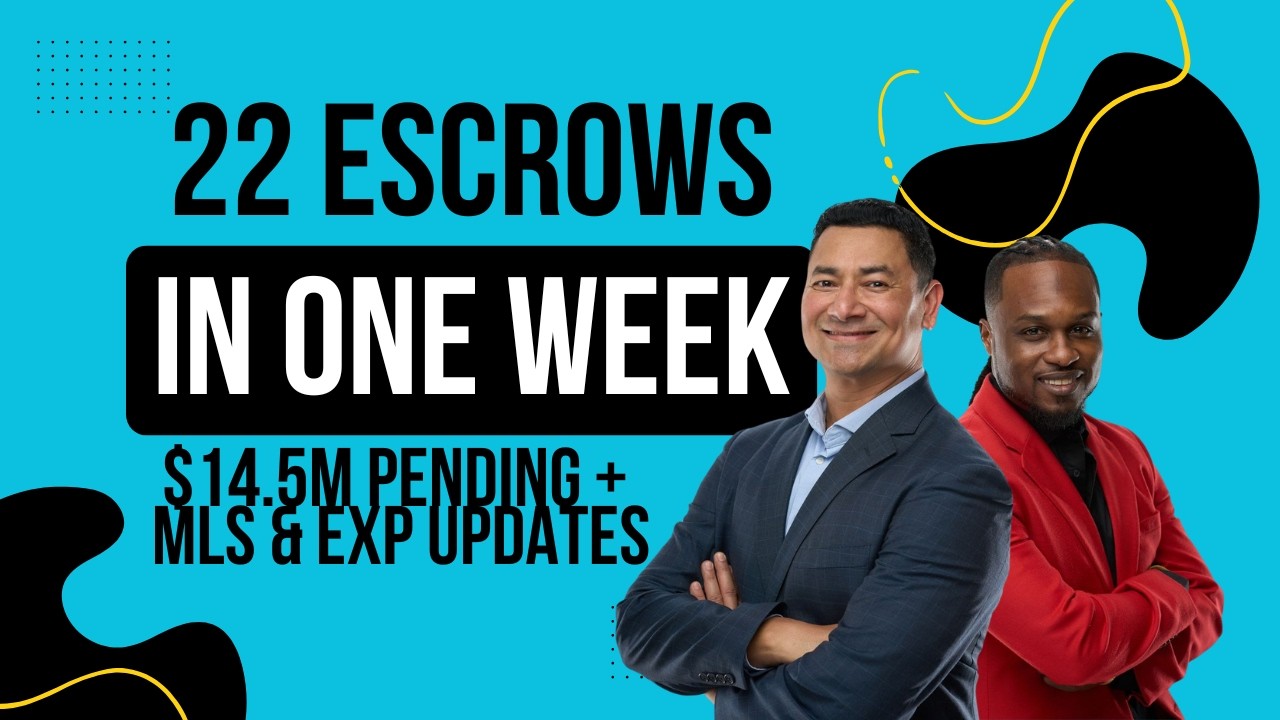 22 New Escrows in ONE Week?! $14.5M Pending + MLS & eXp Updates: #TEAMFAST eXp Realty 02242026