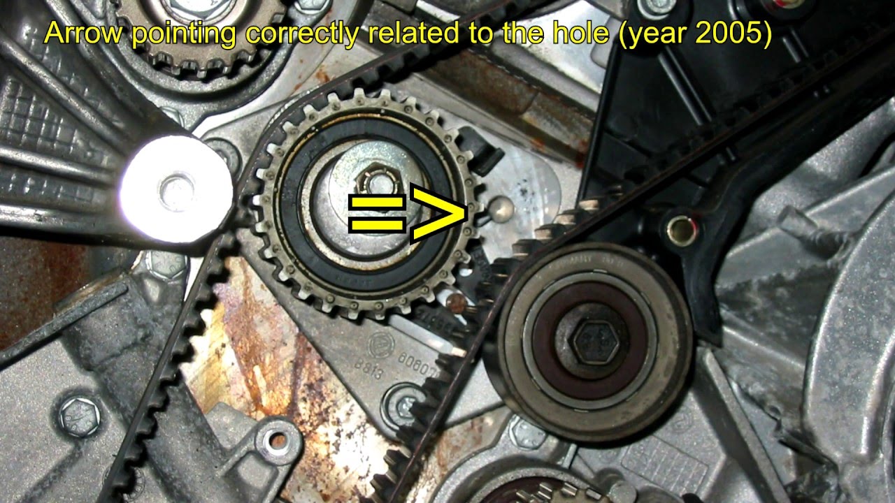 Timing belt change - Alfa Romeo 166 (156) 2.0 TS 16v NO SPECIAL TOOLS NEEDED!