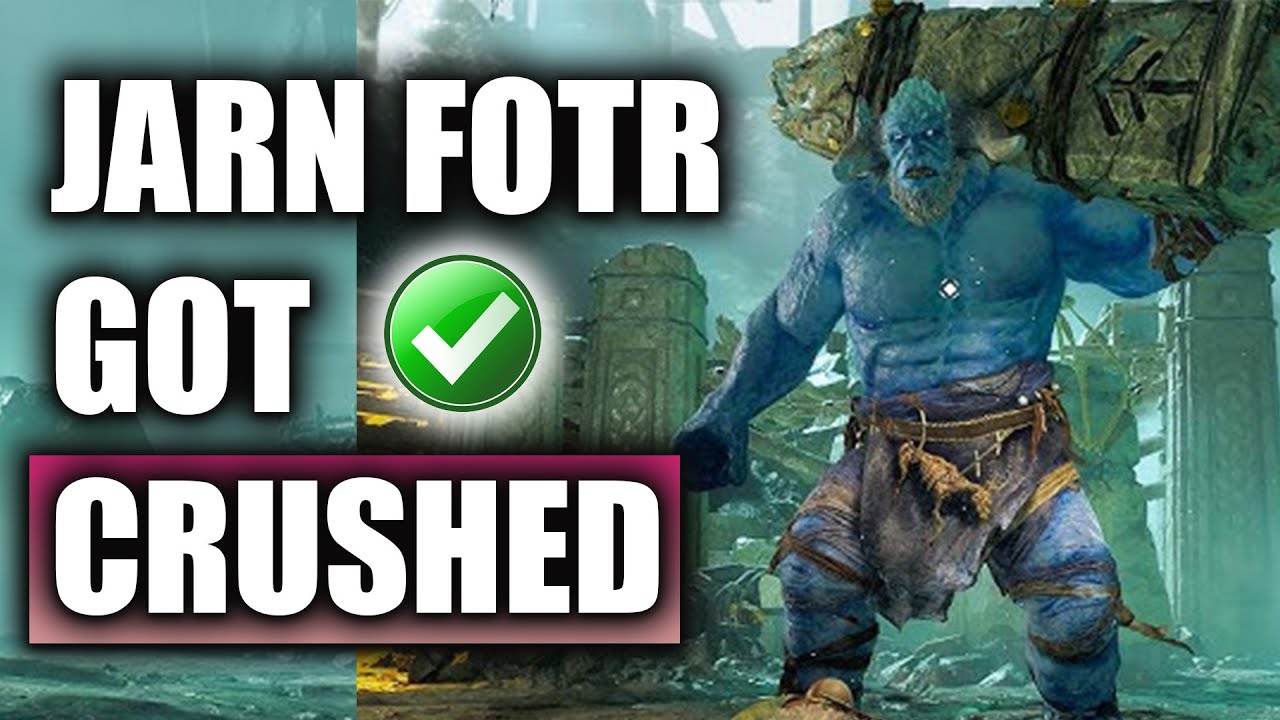 How To Easily Break Jarn Fotr In God Of War :) l Easily Defeat This Boss!