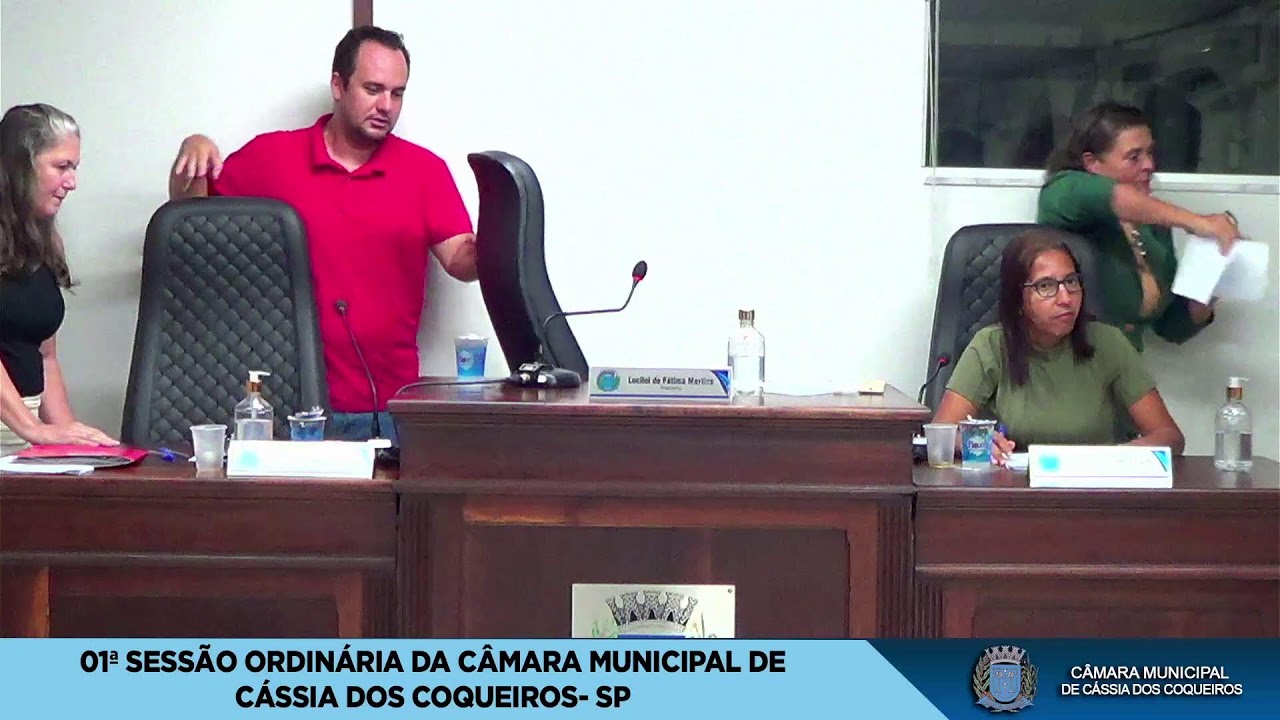 01ª SESSÃO ORDINÁRIA CÂMARA MUNICIPAL