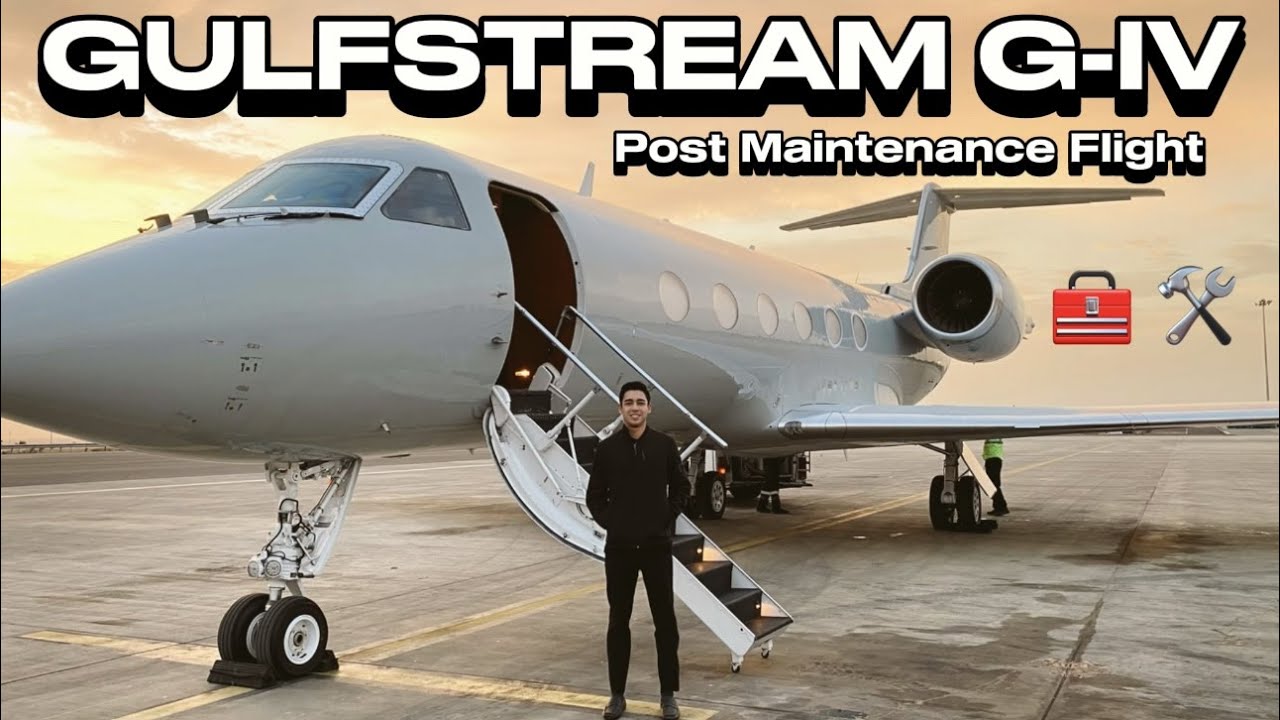 Полёт Gulfstream G-IV! Сумасшедший взлёт, запуск и остановка