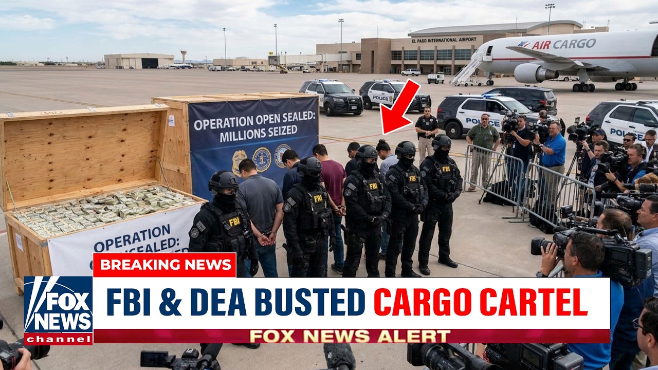 FBI & DEA Open Sealed Cargo Crate at El Paso Airport &mdash; What Was Inside Ends a 22 Month Investigation