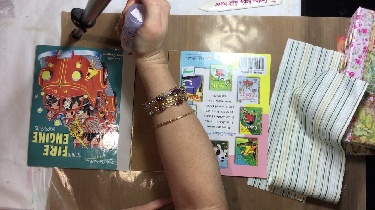 Little Golden book spine tutorial ❤️