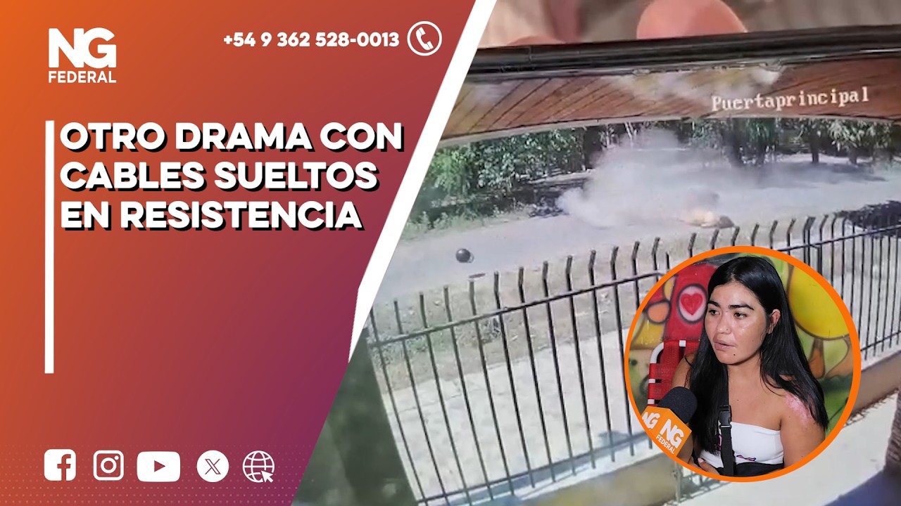 🚨Otra vez: joven chocó un cable caído y salvó su vida de milagro 