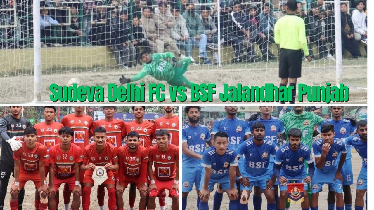 90th minute equaliser goal by BSF Jalandhar|Epic comeback match |Sudeva Delhi FC vs BSF Jalandhar