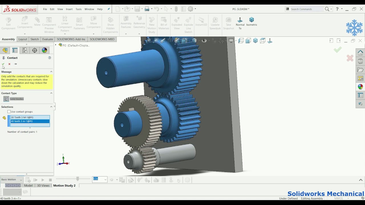 Gear Mechanism( Motion Study )| Industrial design ||SolidWorks||Mechanical |@DesignWithAjay