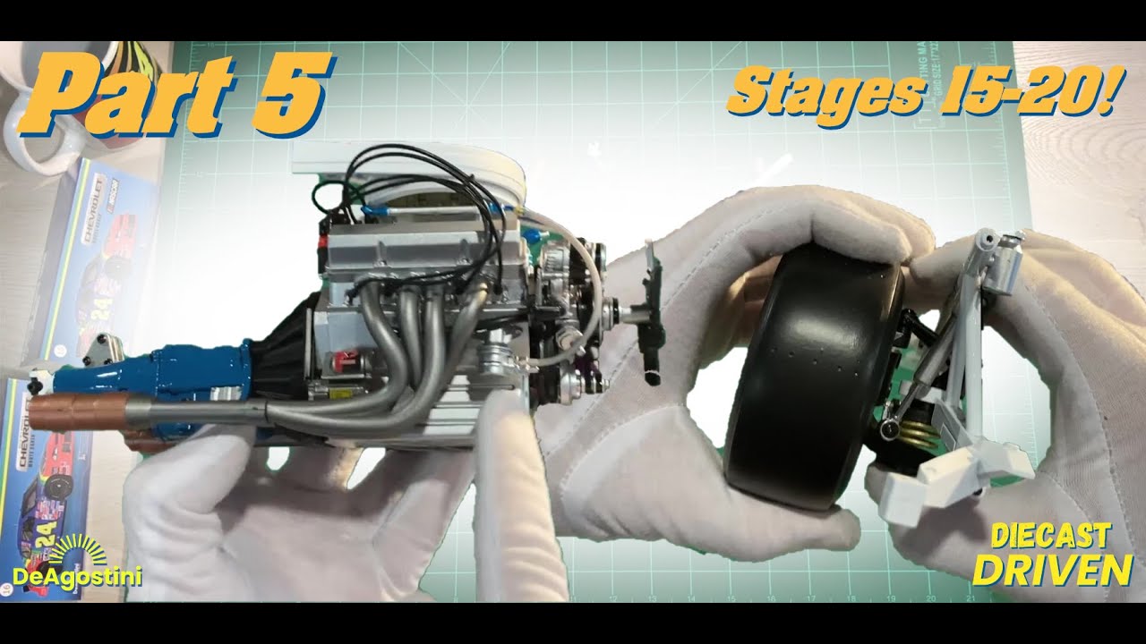 Part 5: DeAgostini 1/8 Scale Jeff Gordon Model. Stages 15-20