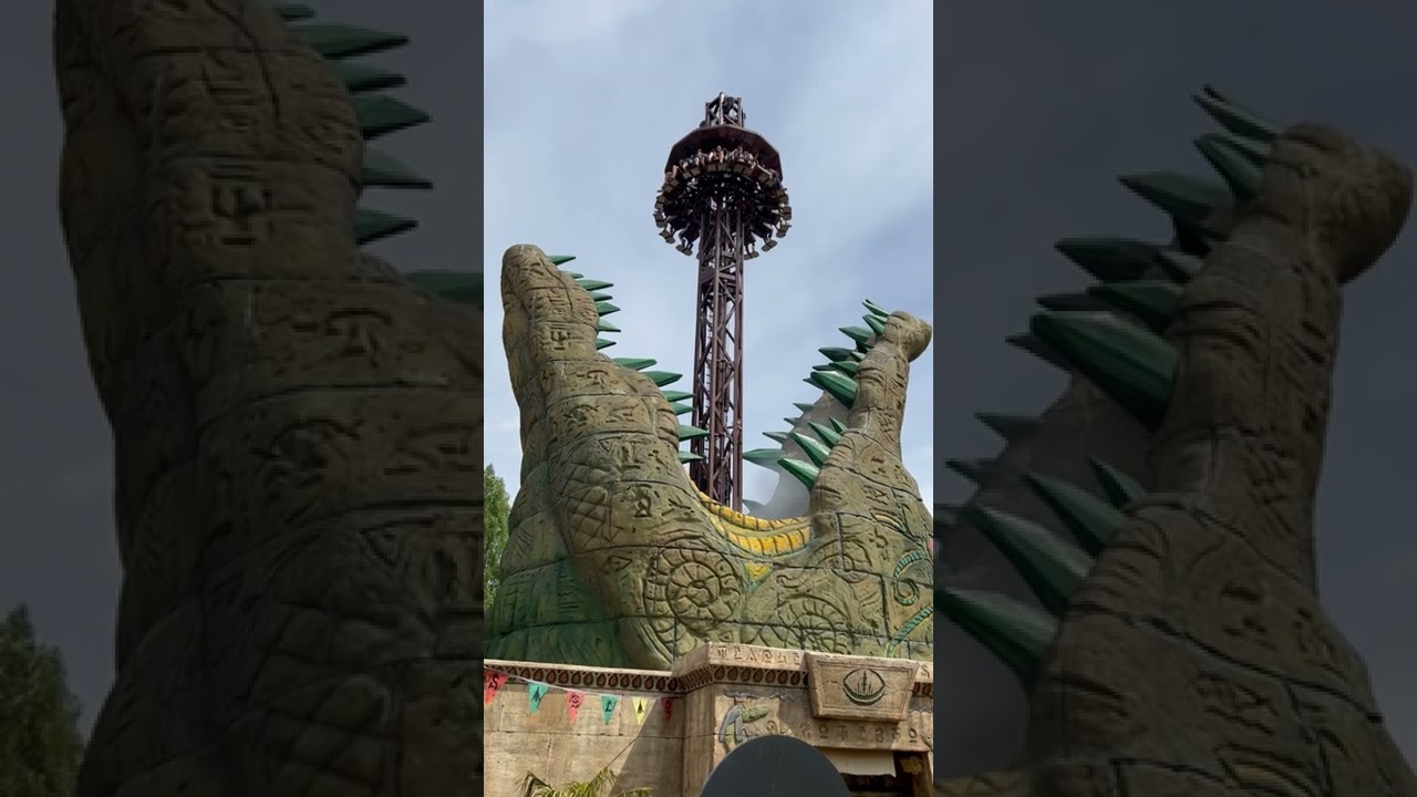 Croc Drop Off Ride - Chessington World Of Adventures July 2022