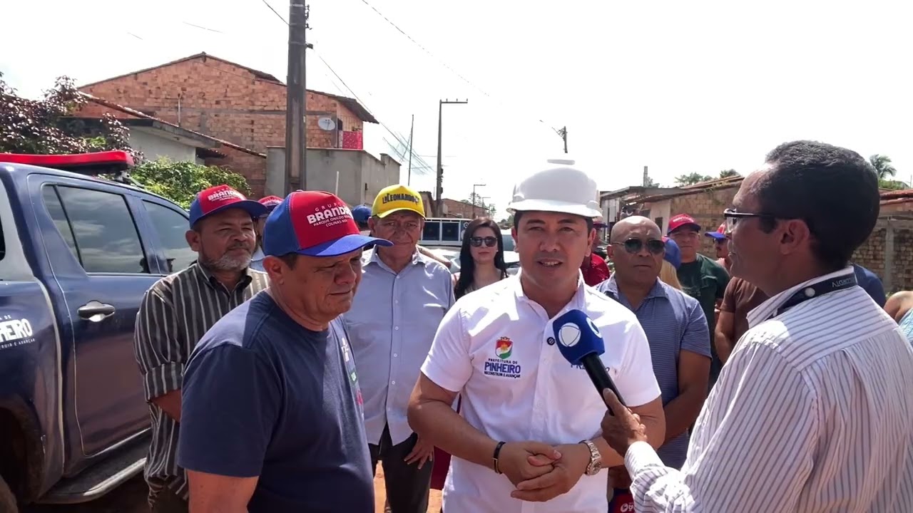 Assinatura da Ordem de Serviço para a Construção Ponte do Sitio Bar em Pinheiro MA