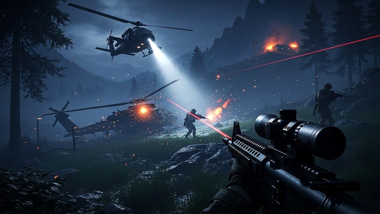 Securing the Crash Site Mission at Night | Intense High-Risk Operation Gameplay