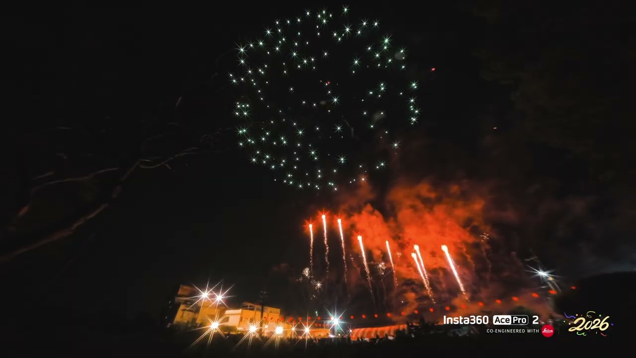 20260110彰化埤頭芙朝金安宮煙火，第三場煙火