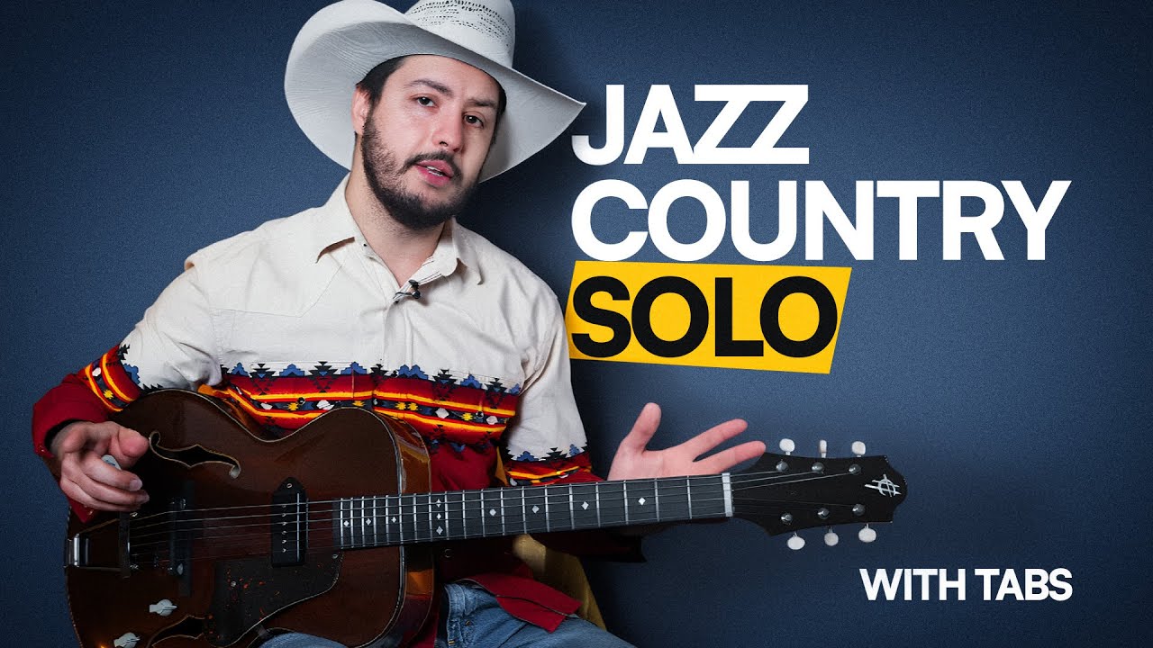 🎯 Jazz Country Guitar Solo Lesson | Western Swing in G