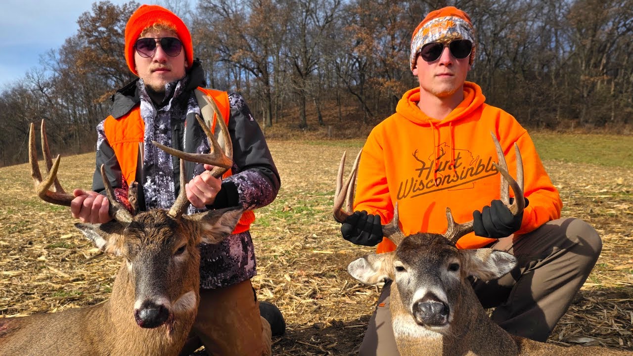 Opening Day Of Deer Season In Wisconsin! Giant Bucks!