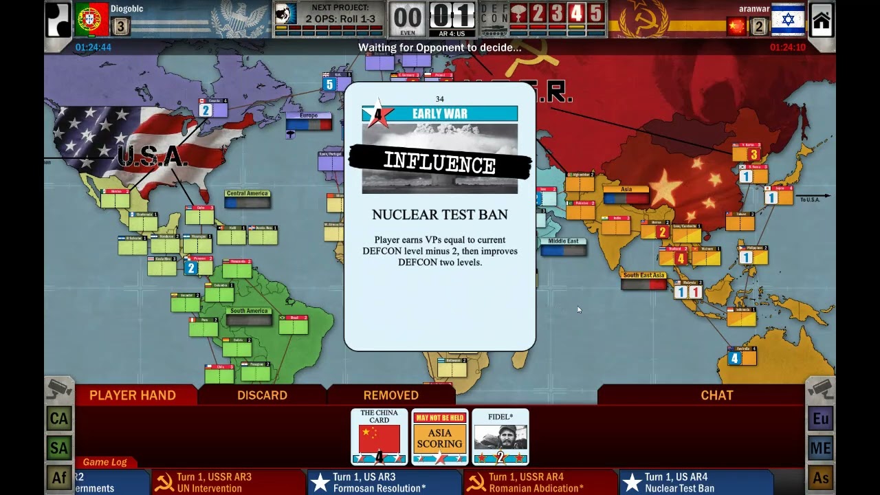 Twilight Struggle ITSL. Aran Warszawski (USSR) - Diogo Coelho (USA)