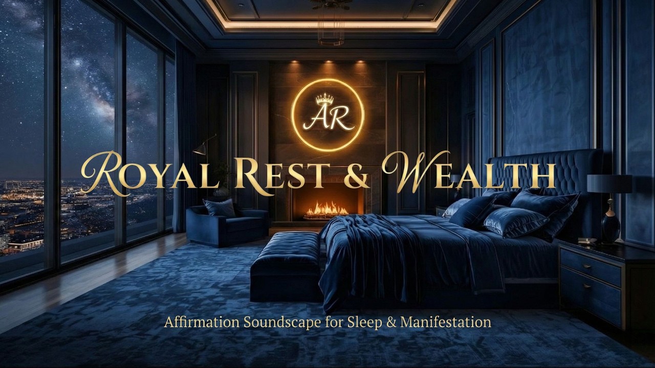 Royal Rest: Dreamy R&B Soundscape for Sleep Manifestation & Infinite Wealth