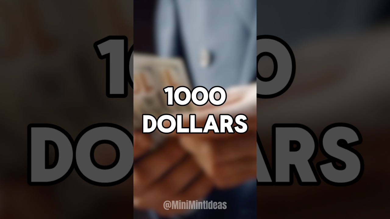 BEST Way To Make 1000 Dollars in 1 DAY