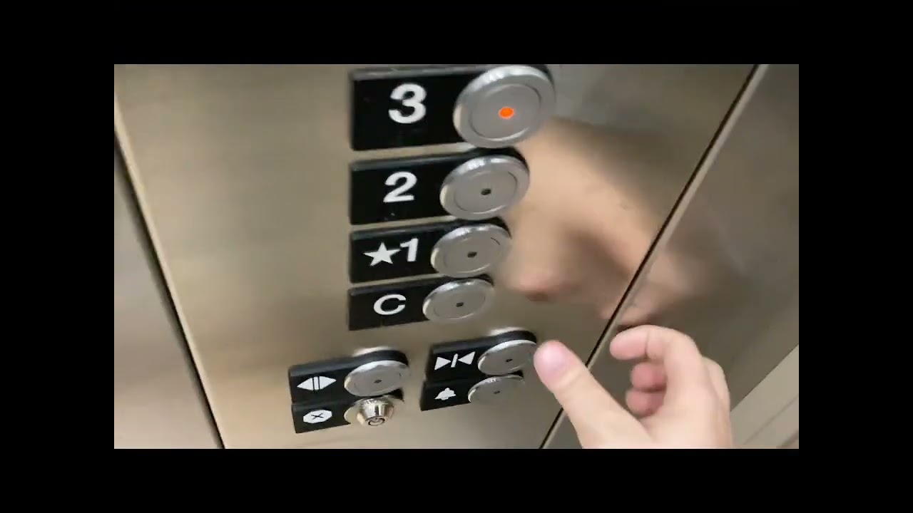 Busy Kone Traction Elevator at Ballston Quarter - Arlington, VA