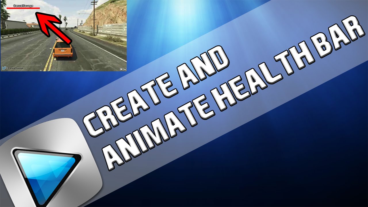 How To: Create & Animate Health Bar in Sony Vegas Pro 11, 12 or 13