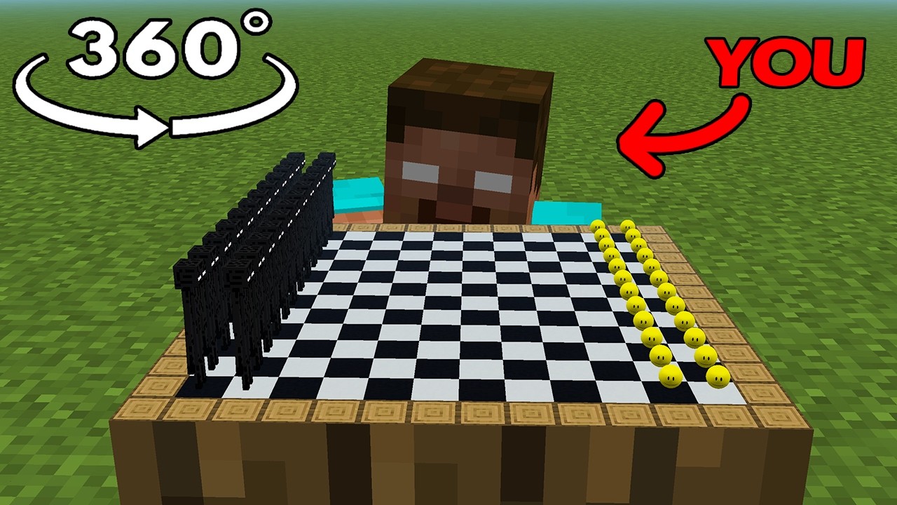 360&deg; POV: VERITY CHESS in Minecraft