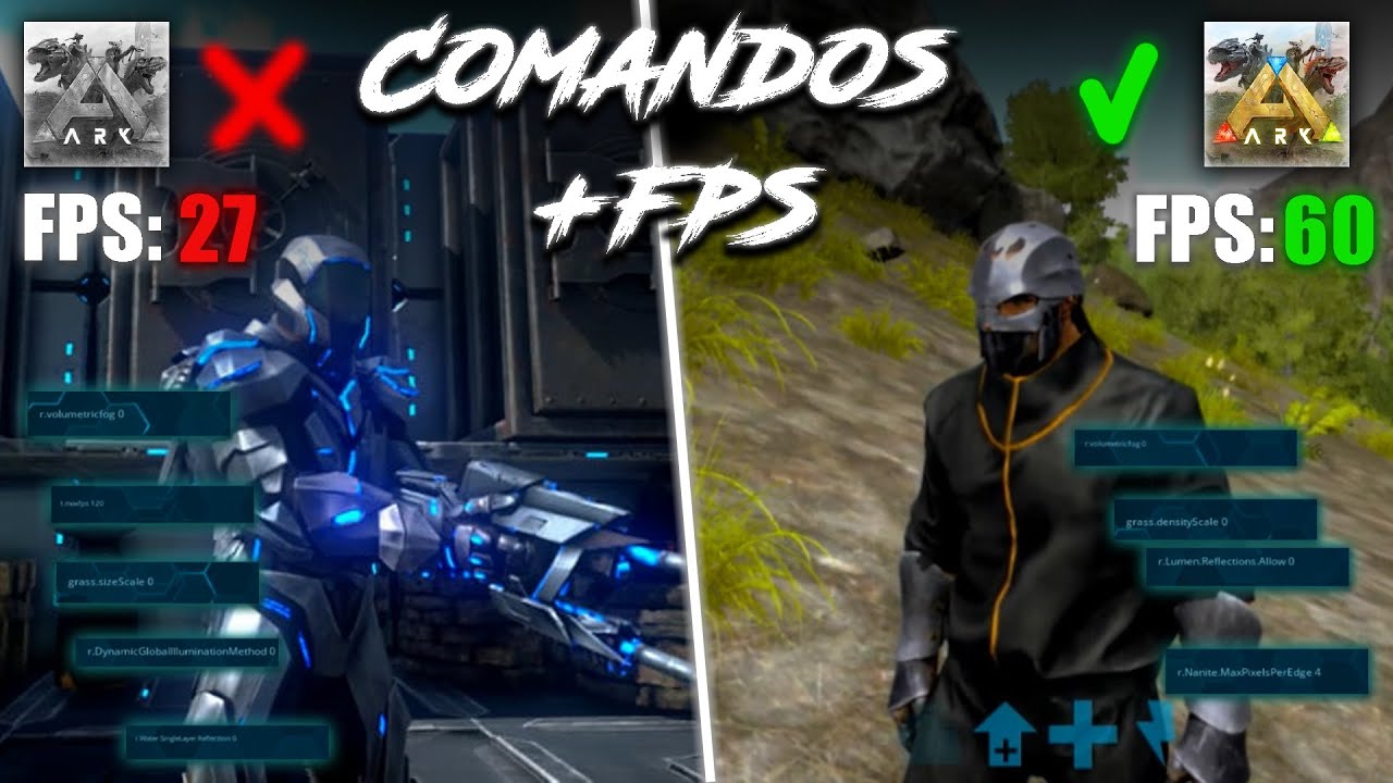 🤫 Estos COMANDOS mejoran el RENDIMIENTO en ARK ULTIMATE MOBILE EDITION