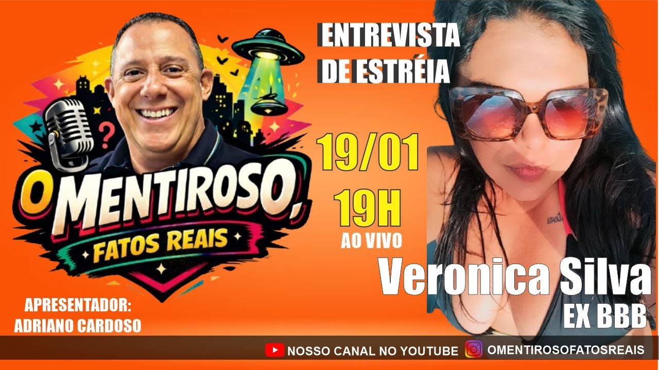 #ep01 - Veronica Silva Ex-BBB no O Mentiroso: Fatos Reais, Polêmicas e Muitas Risadas