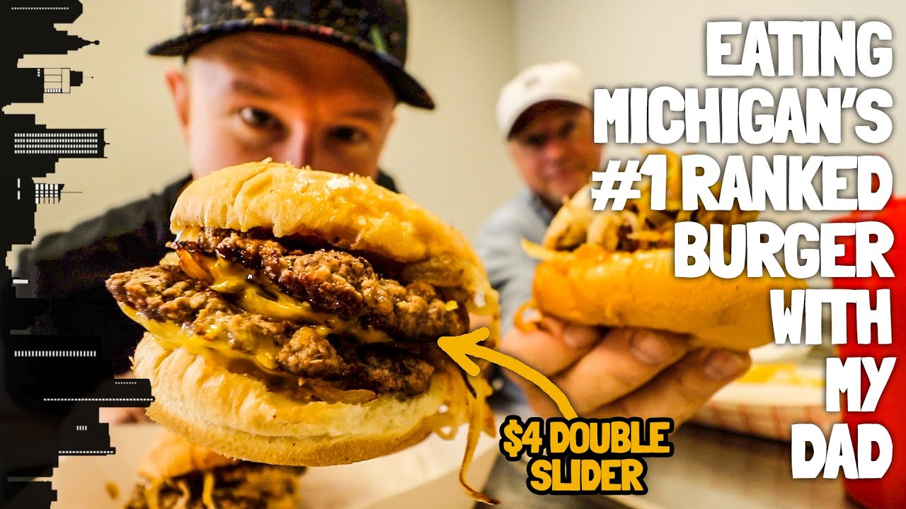 I ate Michigan's #1 ranked cheeseburger with my dad | MOTZ'S BURGERS DETROIT 🍔🌇🔥