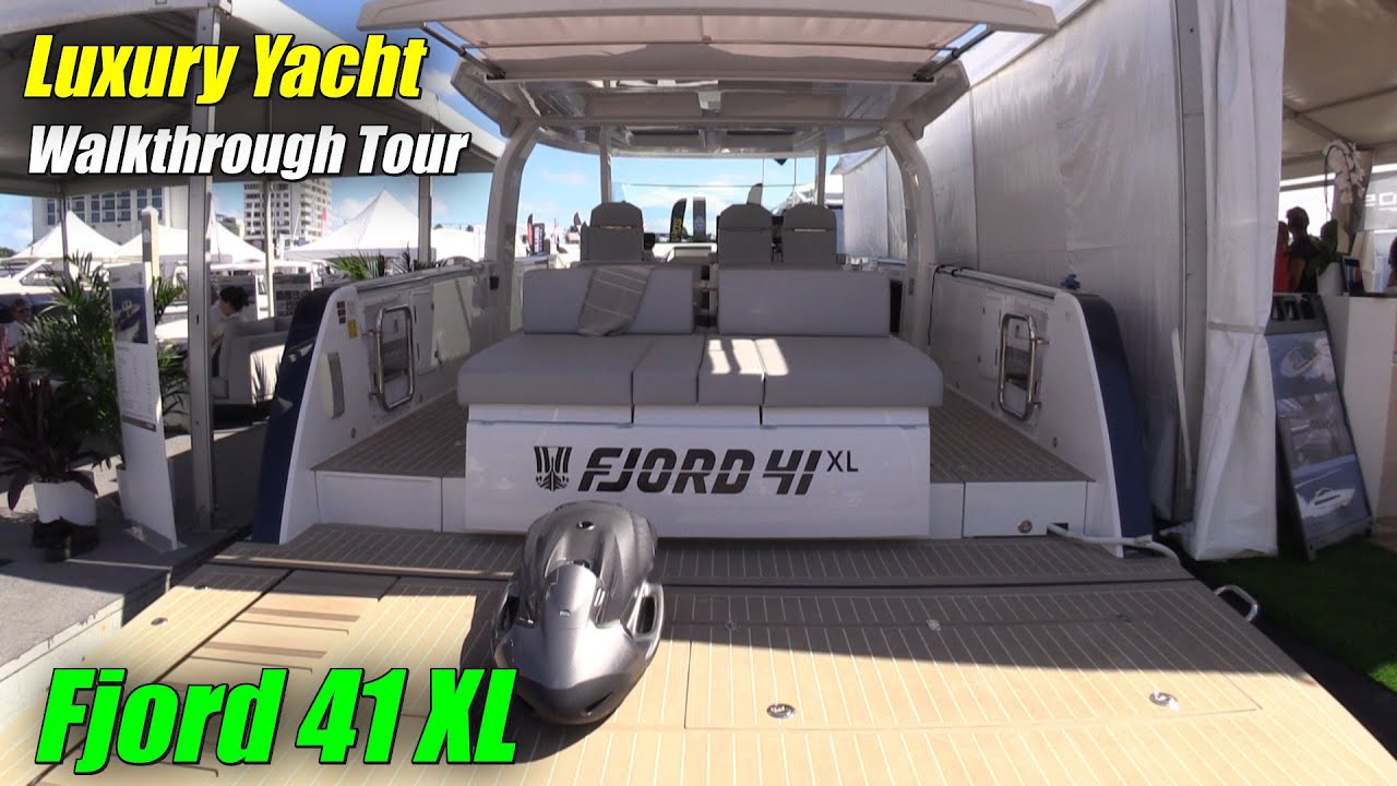 Performance & Elegance ! 2023 Fjord 41 XL Luxury Yacht