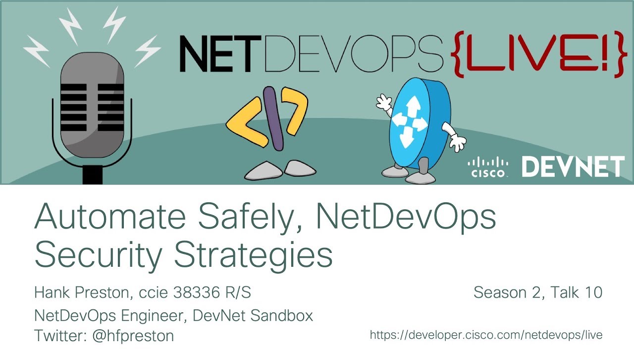 Automate Safely, NetDevOps Security Strategies