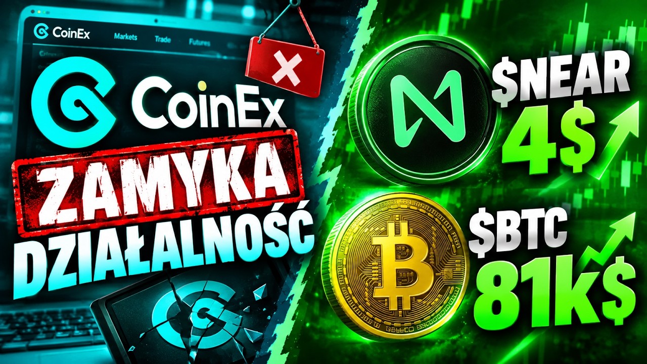 GIEŁDA COINEX ZAMYKA DZIAŁALNOŚĆ, $ZEC, $NEAR NA TOPIE $BTC 81k$ - PODSUMOWANIE RYNKOWE TYGODNIA #2