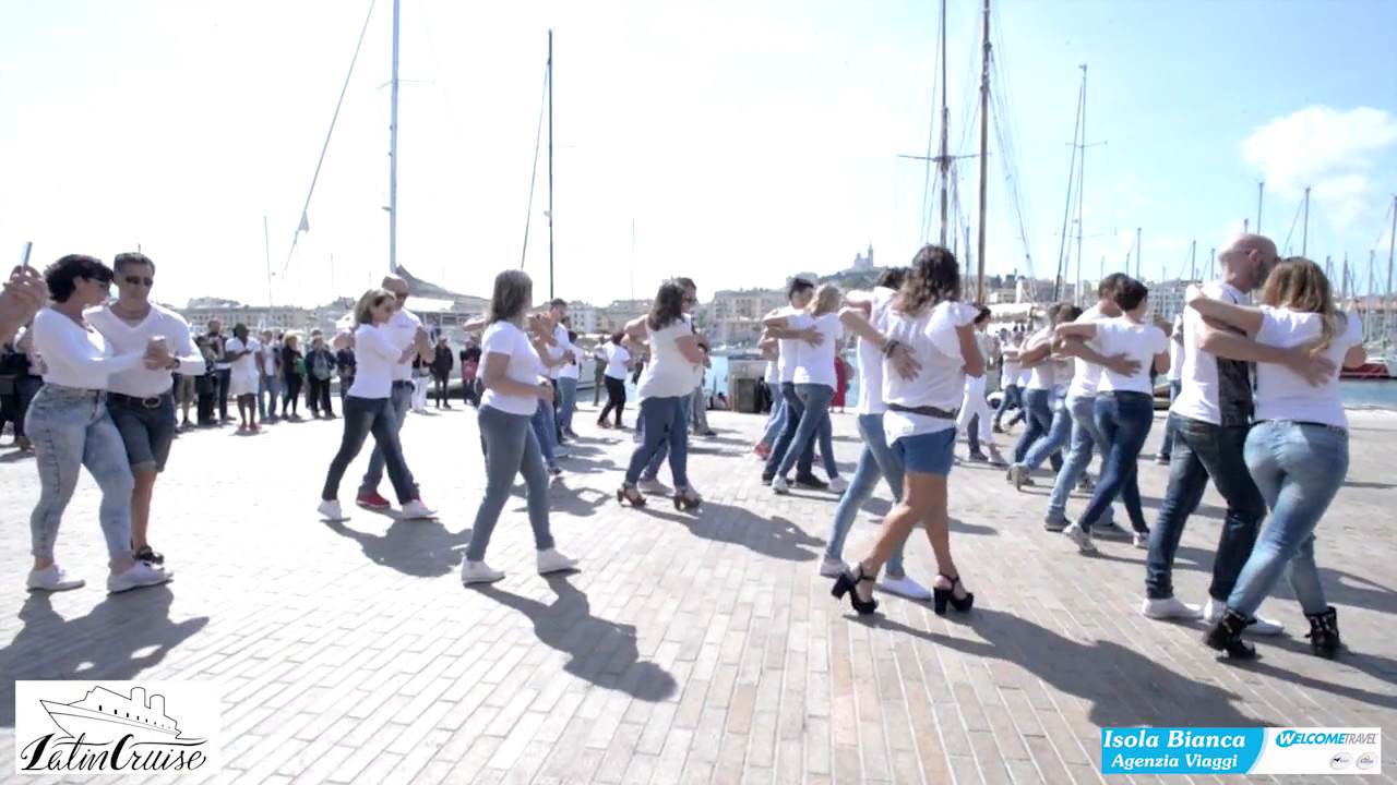 Latin Cruise Flash Mob a Marsiglia