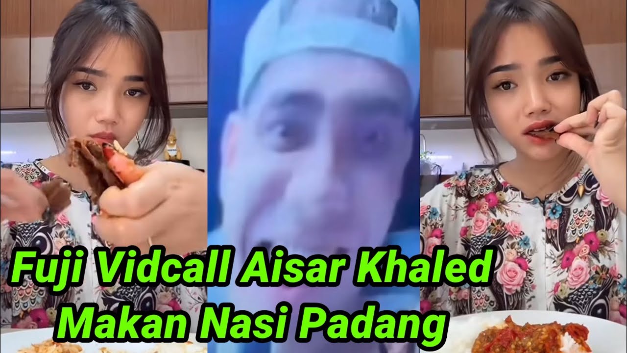 UTI FUJI PAMER KE AISAR KHALED MUKBANG NASI PADANG