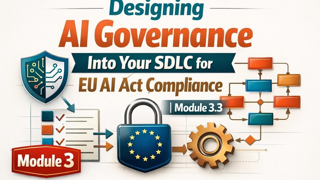 Designing AI Governance Into Your SDLC for EU AI Act Compliance | Module 3.3