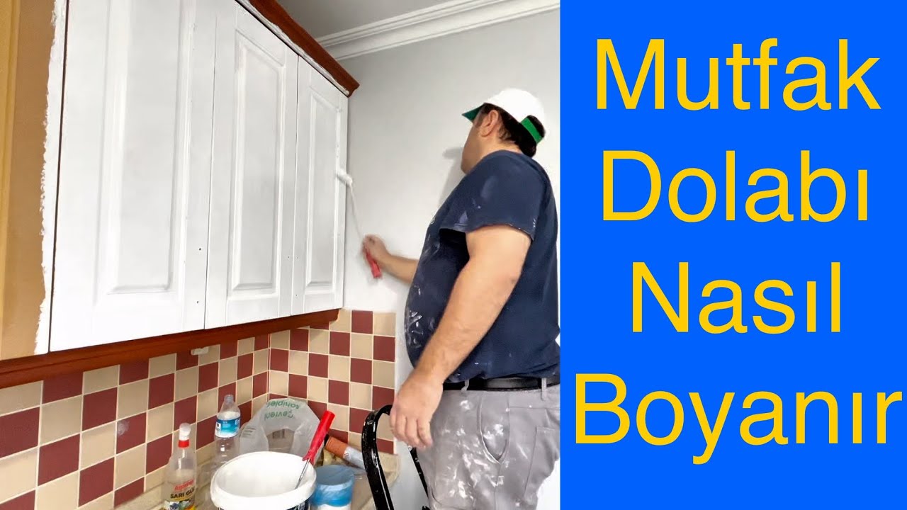 Mutfak dolabı nasıl boyanır #keşfet #home  #mutfakdekorasyonu #mutfaktadilatı #mutfakdolabı