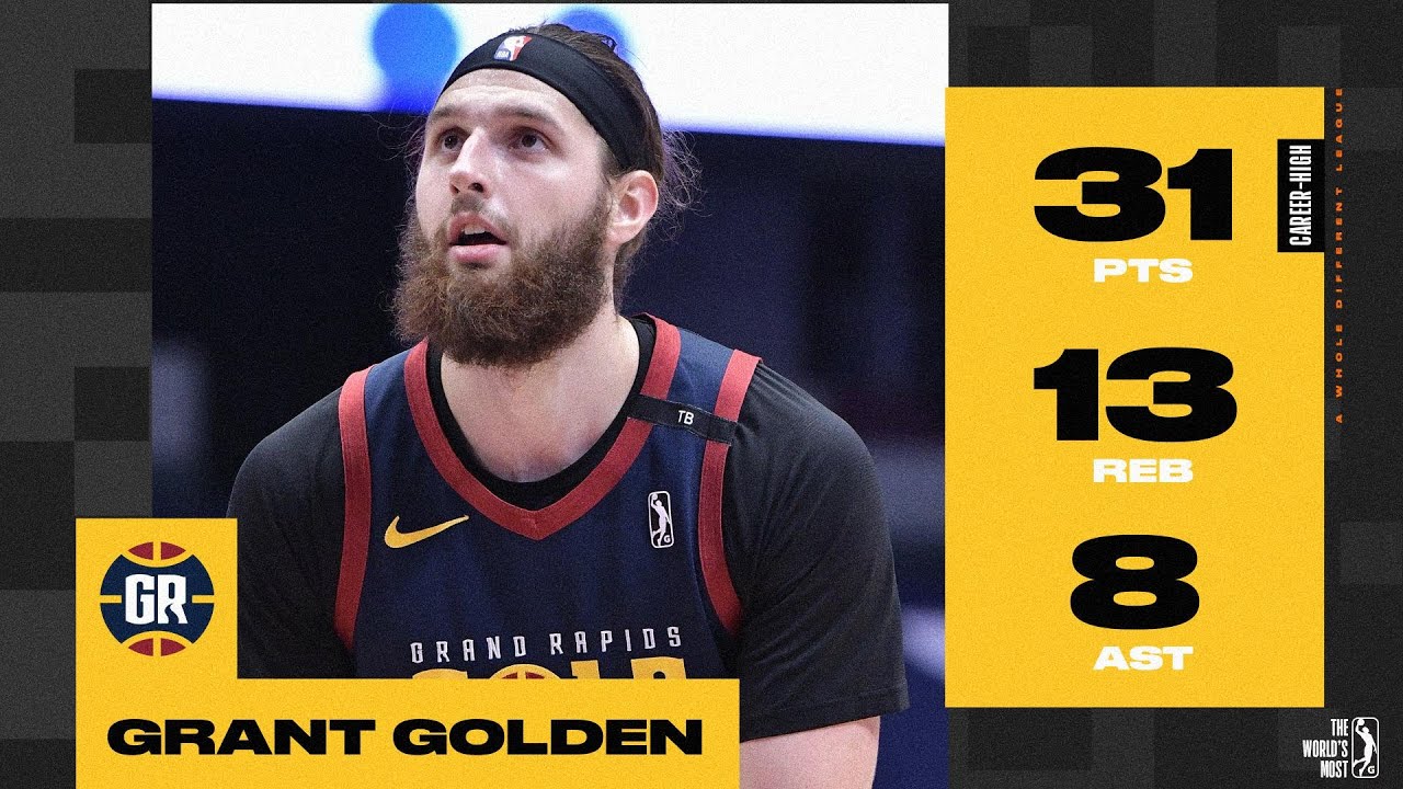 Grant Golden Posts CAREER-HIGH 31 PTS, 13 REB, 8 AST vs. Swarm