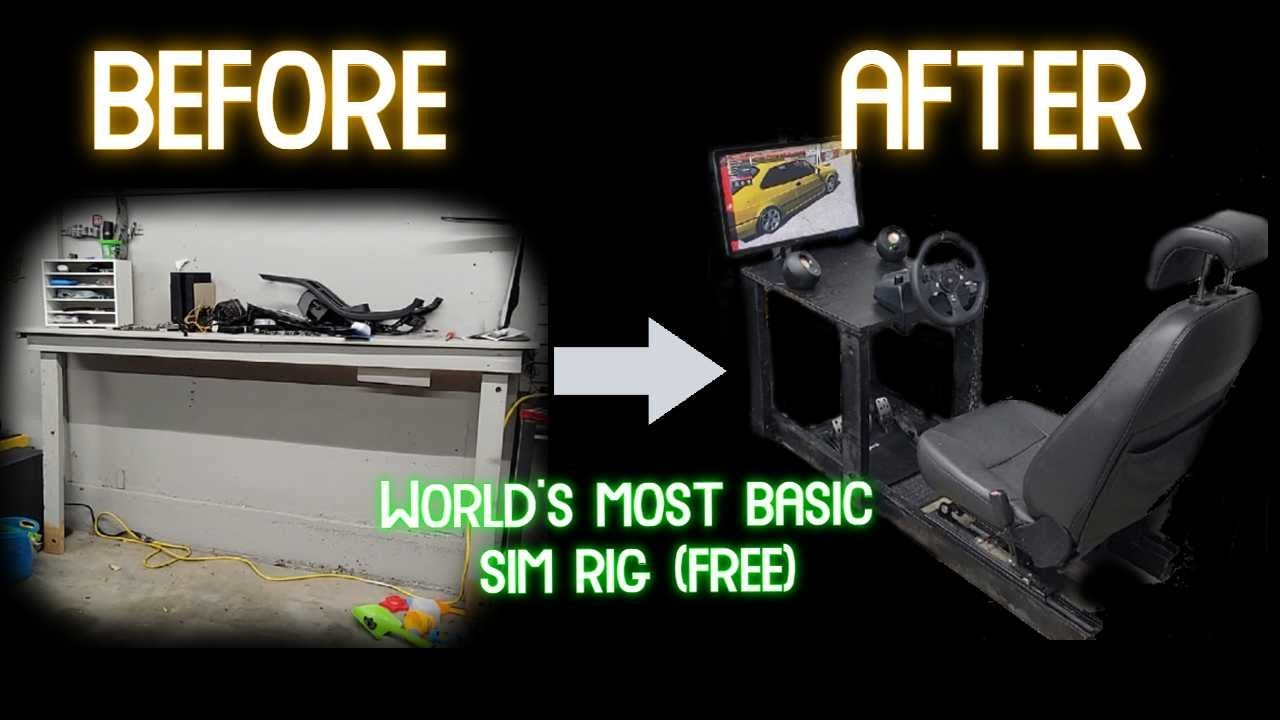 Converting a work table into a racing sim rig! | Racing Sim Series Part I
