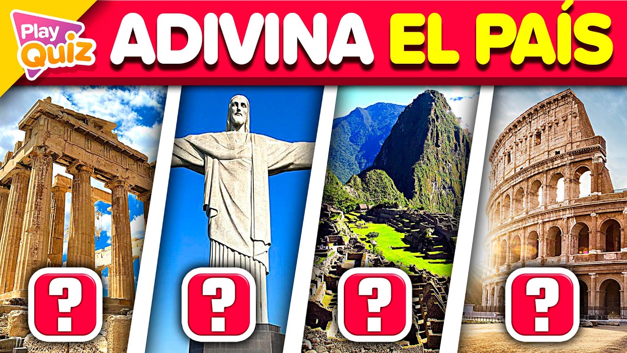 Adivina el País Por la Foto 👀🌎📸 | Play Quiz de Países - Geografía