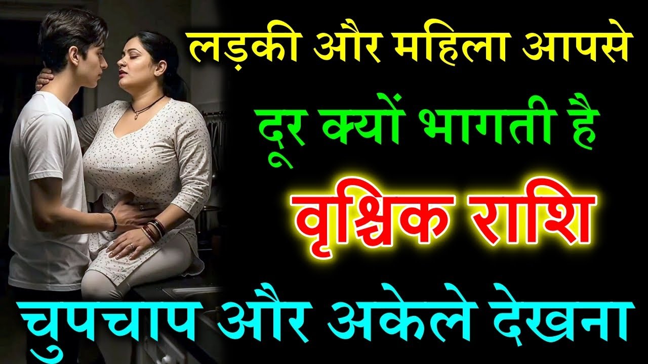 वृश्चिक राशि लड़की और महिला आपसे दूर क्यों भागती है चुपचाप और अकेले देखना