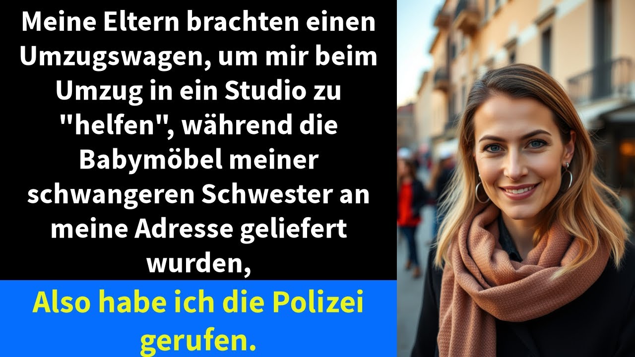 Meine Eltern brachten einen Umzugswagen, um mir beim Umzug in ein Studio zu 
