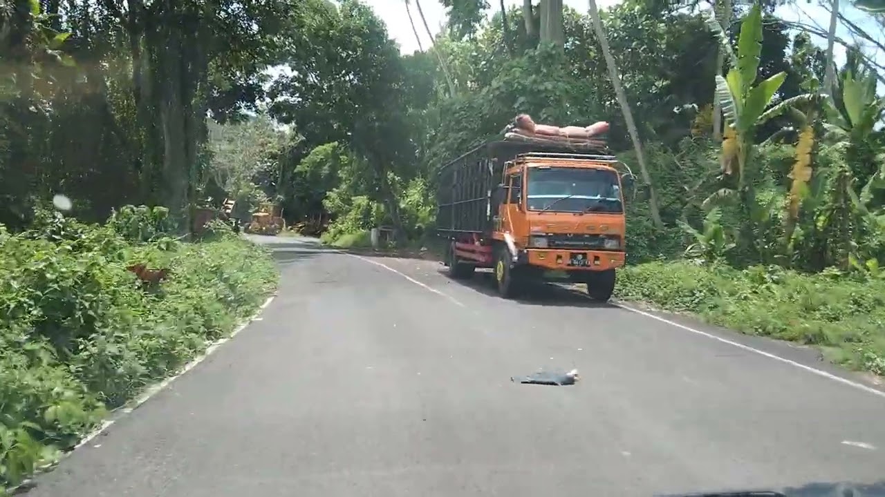 Situasi jl denpasar gilimanuk yg beralih fungsi setelah ada sortcut samsam penyalin tabanan bali