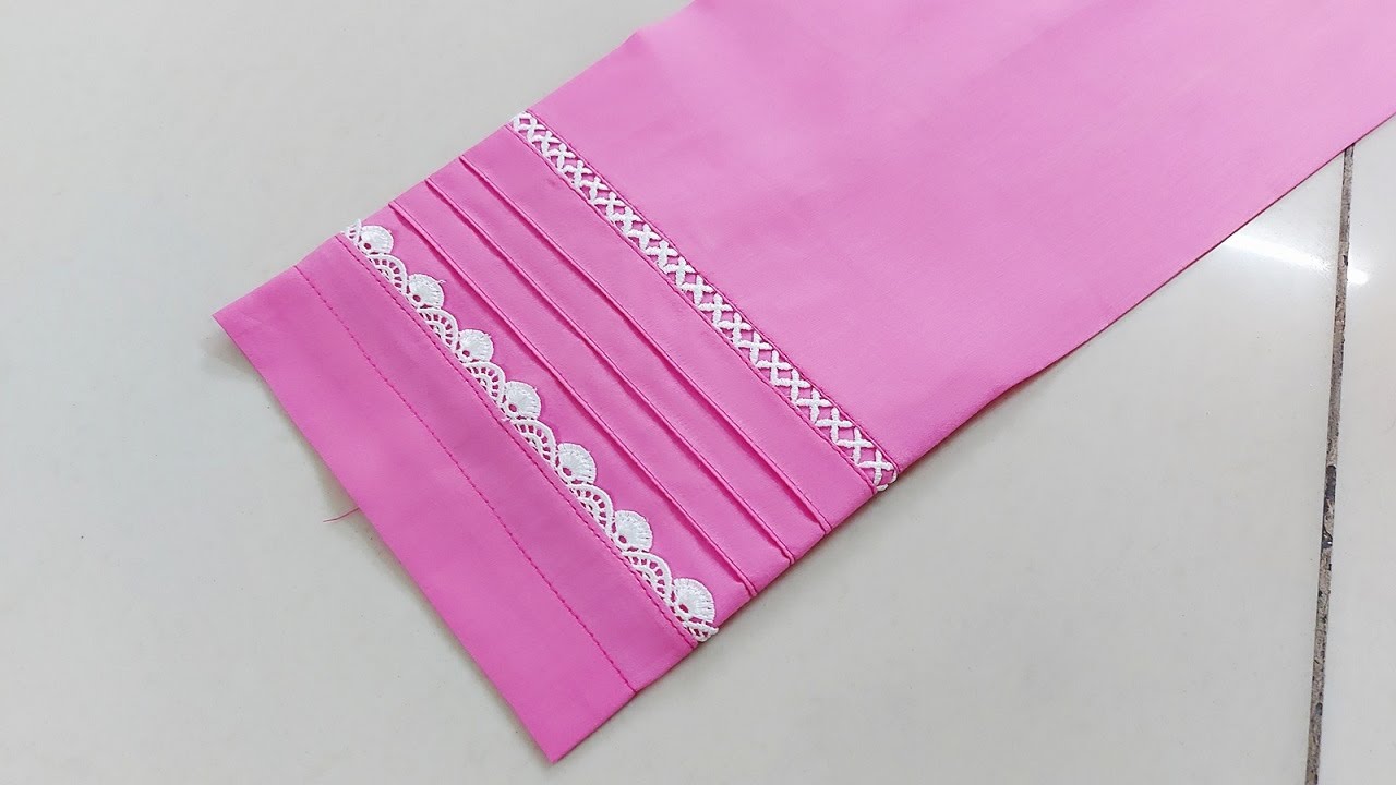 बनाने में आसान है ये इतना Stylish Trouser डिज़ाइन | Trouser Design with Lace