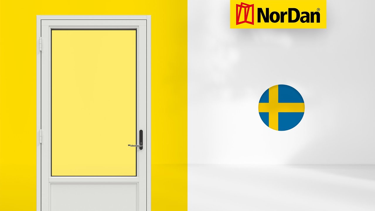 Montering: NorDan NTech Balkongdörr (Svenska)
