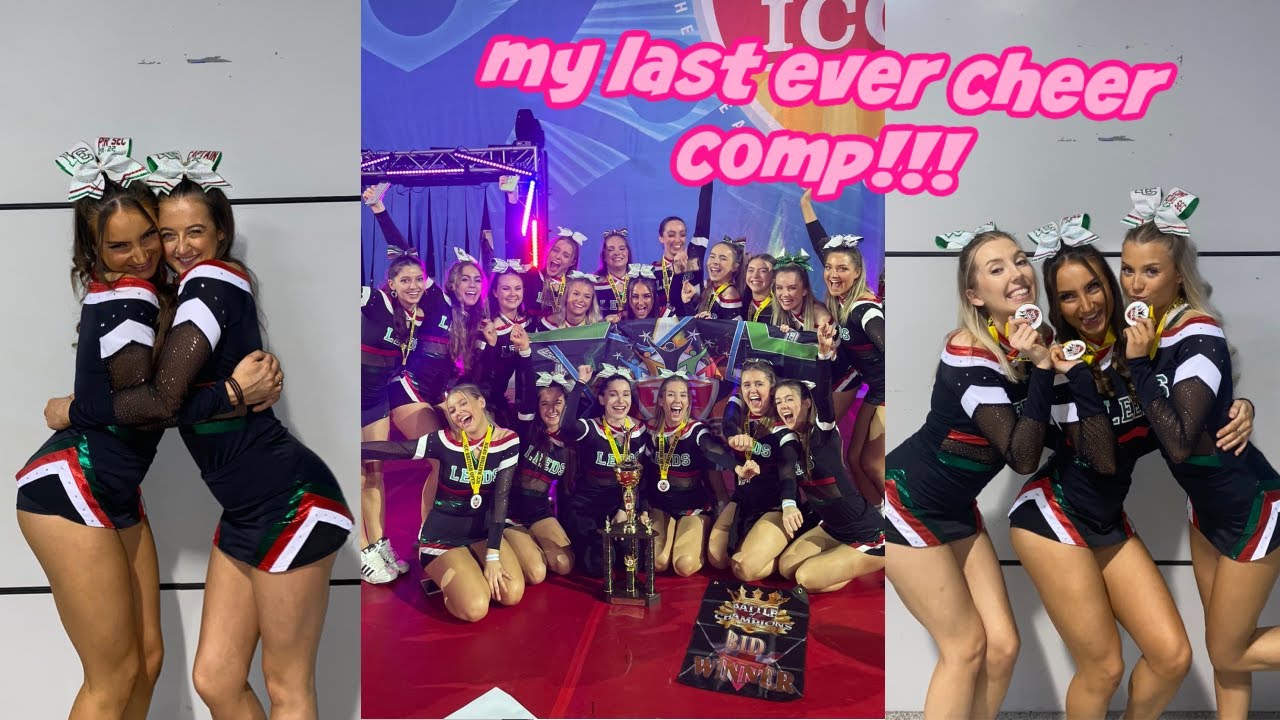 LAST EVER CHEER COMP VLOG!! brb crying :( uni of leeds cheerleading at ICC !!